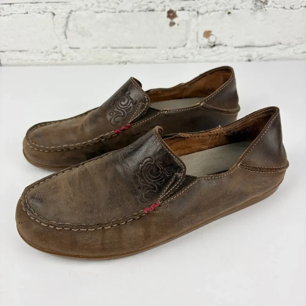 OluKai brown nubuck